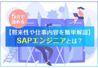 【将来性や仕事内容を簡単解説】SAPエンジニアとは?