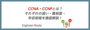 CCNA・CCNPとは?それぞれの違い・難易度・年収相場を徹底解説!